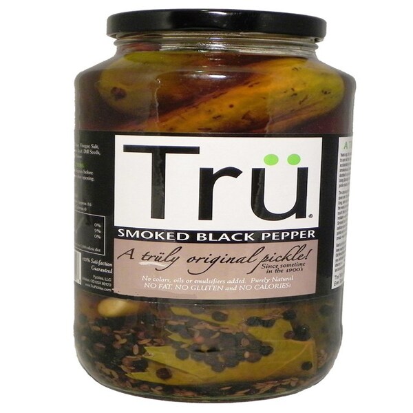 Tru Pickles Tru Pickles Smoked Black Pepper Pickles 24 oz Jar 3701 - main